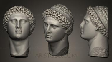 Busts and heads antique and historical (BUSTA_0125) 3D model for CNC machine
